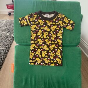 Pokemon Pikachu and Pokeball Patterned pj - Yellow and Black